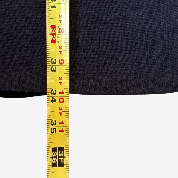 Massimo Dutti Wool Blend Mini Dress With Leather Details - Picture 13 of 15